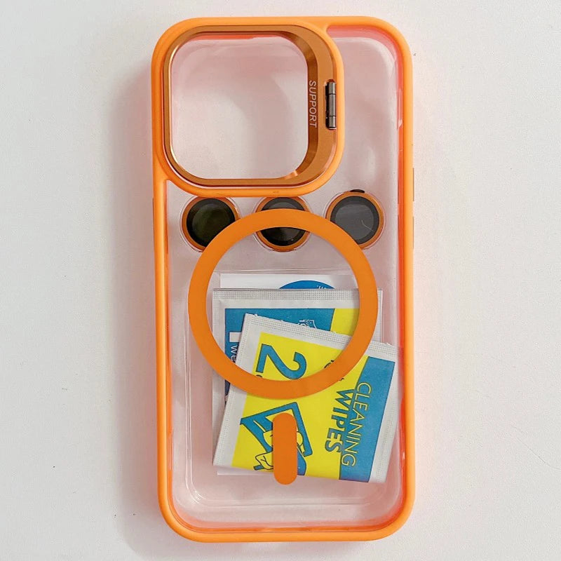 Anti-scratch surface and sleek transparent design on Amiriva luxury case