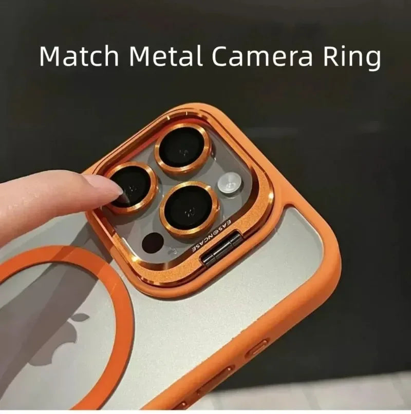Glass lens protection feature on Amiriva's shockproof iPhone case