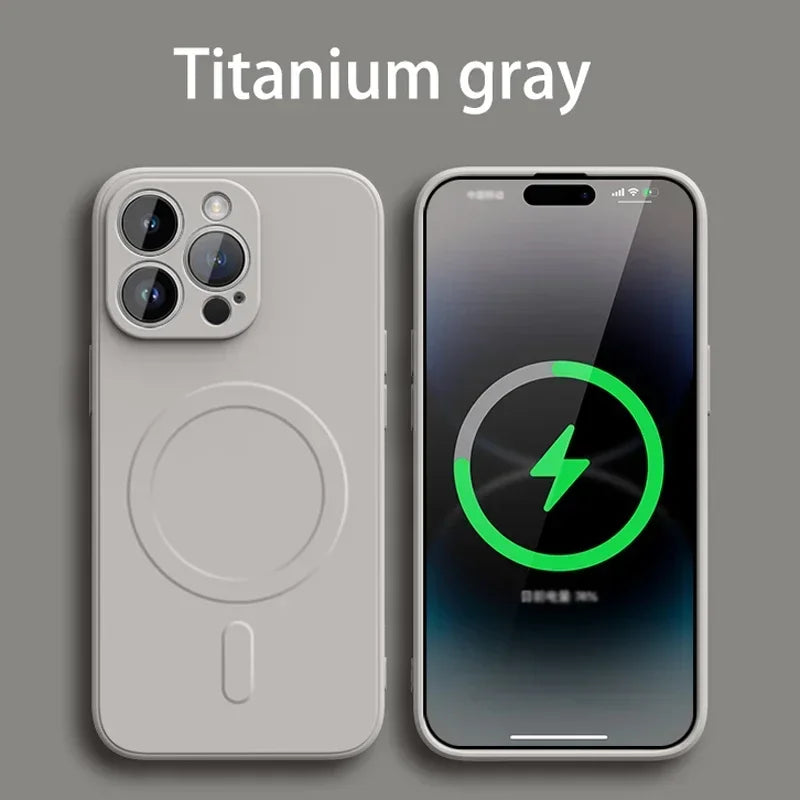 Liquid Silicone Full Coverage Case – Matte Anti-Fingerprint Protective Cover (AR1079)