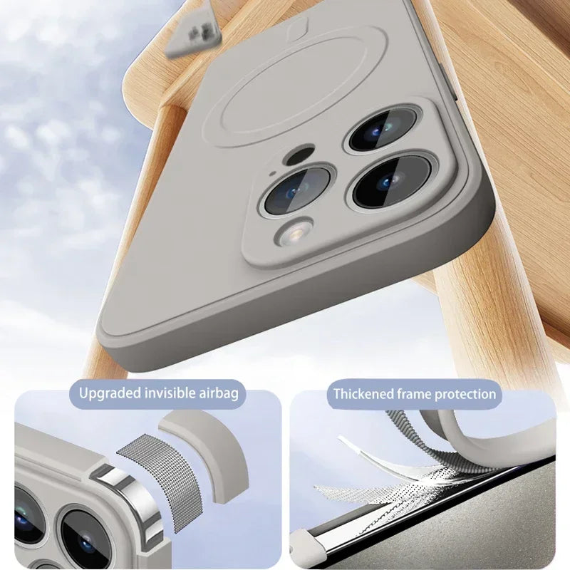 Liquid Silicone Full Coverage Case – Matte Anti-Fingerprint Protective Cover (AR1079)