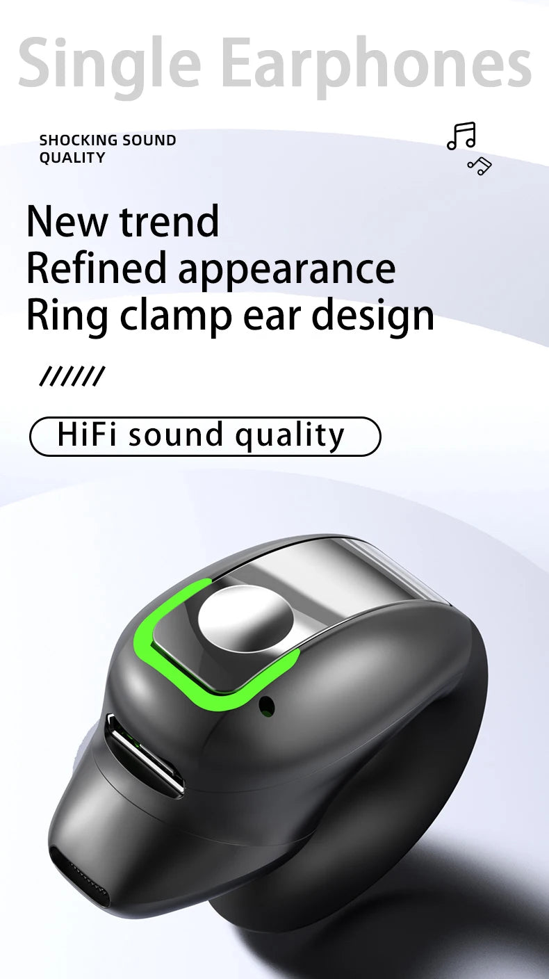 Ear Clip Bluetooth Wireless Earphones – Sport, Office & Leisure with Long Battery Life (AR1081)