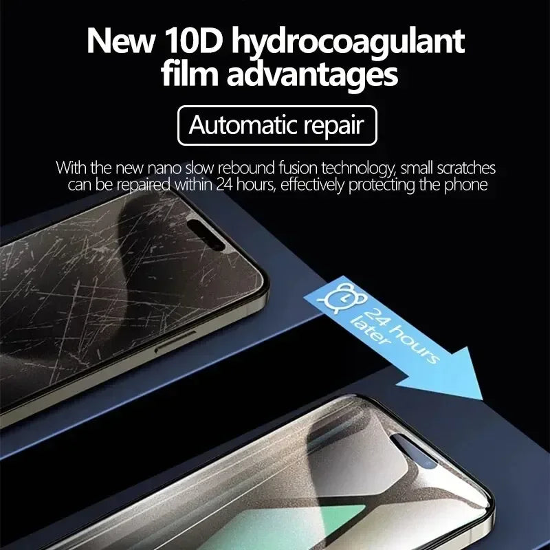 5-Pack Hydrogel Screen Protector for iPhone 6–16 Pro Max – Full Cover Anti-Scratch Film (AR1009)