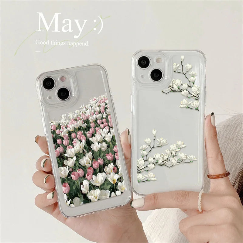 Amiriva Soft TPU Shockproof Phone Case – Trendy & Protective Design for iPhone 14|15|16 - (SN1007)