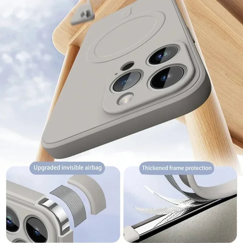 Liquid Silicone Full Coverage Case – Matte Anti-Fingerprint Protective Cover (AR1079)