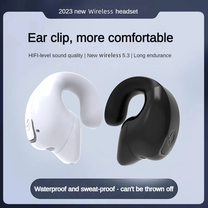Ear Clip Bluetooth Wireless Earphones – Sport, Office & Leisure with Long Battery Life (AR1081)