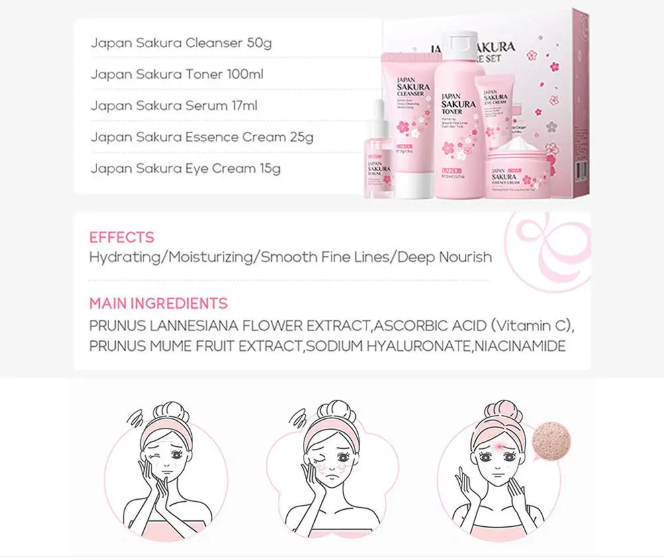 Amiriva Beauty Gift Set for Women – Natural Skincare Essentials