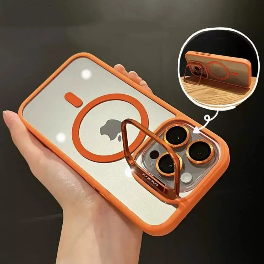 Glass lens protection feature on Amiriva's shockproof iPhone case