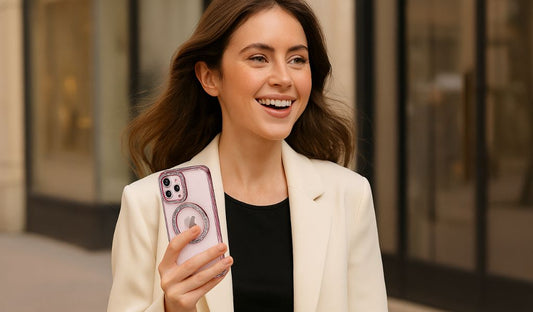 Amiriva-New Fashion Glitter Diamond Transparent Case For iPhone