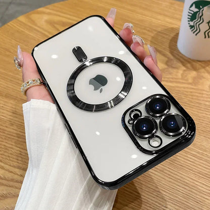 Amiriva - Luxury Plating For Magsafe Magnetic Case For iPhone - (SF1004C)