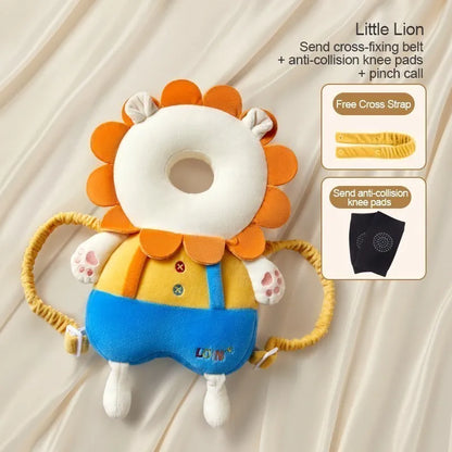 Cute baby head guard design for babies learning to walk