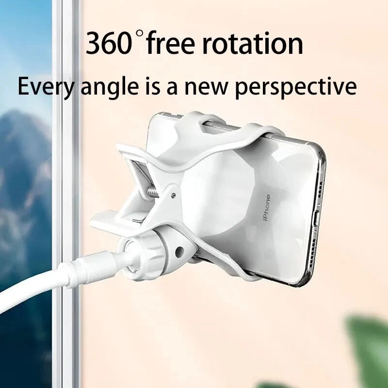 Amiriva Lazy Phone Holder with adjustable height and 360° rotation