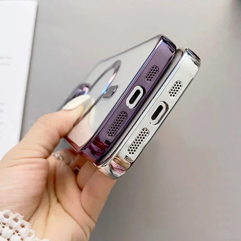 Luxury Plating Magsafe Case For iPhone - (SF1014)