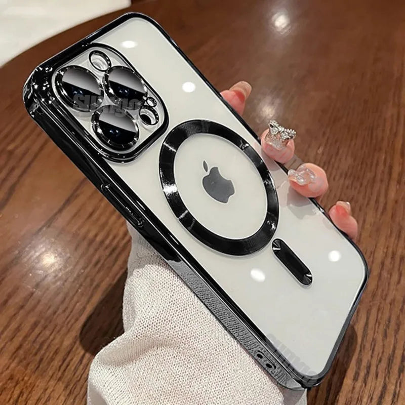 Amiriva Ultrathin Transparent Wireless Charging Case For iPhone - (IPKR03)