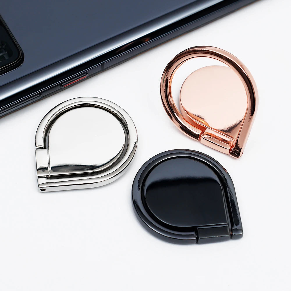 Amiriva Magnetic Rotatable Mobile Phone Holder Stand for iPhone & Samsung – Zinc Alloy, Self-Adhesive, Lazy Bracket
