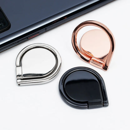 Amiriva Magnetic Rotatable Mobile Phone Holder Stand for iPhone & Samsung – Zinc Alloy, Self-Adhesive, Lazy Bracket
