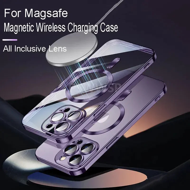 Luxury Plating Magsafe Case For iPhone - (SF1014)