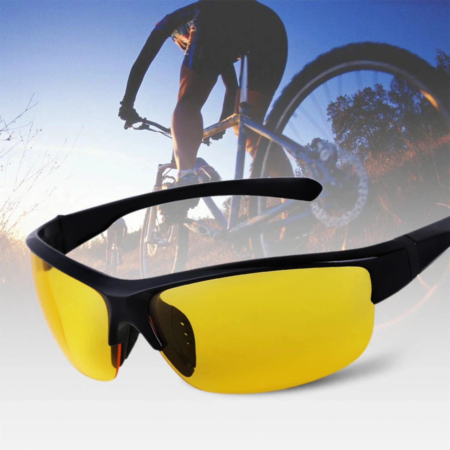 Amiriva unisex sport sunglasses with UV400 protection, lightweight polycarbonate frame, ideal for cycling, golf, and outdoor sports
