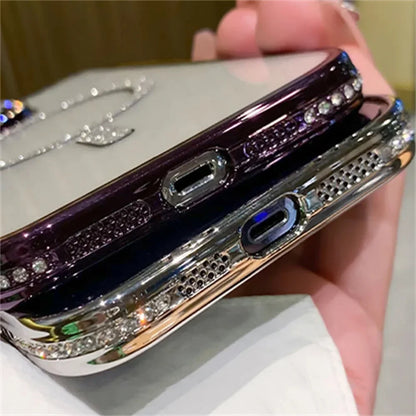 Amiriva Glitter Transparent iPhone Case – MagSafe Compatible | Fashion Meets Function - KR1001A
