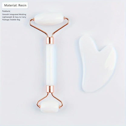 Amiriva Roller & Gua Sha Facial Massage Tools for Skincare