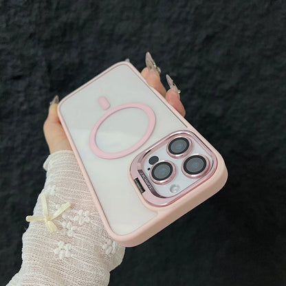 Luxury Magnetic iPhone Case – Shockproof, Stand & Glass Lens Protector - (SF2020C)