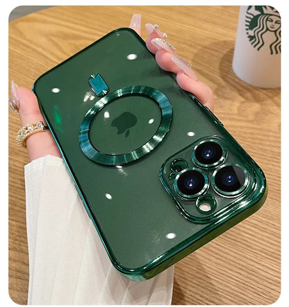 Luxury Plating Magsafe Case For iPhone - (SF1014)