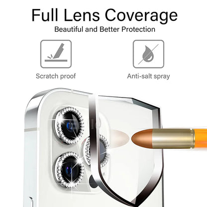 Amiriva Shockproof Diamond Cut Camera Lens Protector – Easy Installation