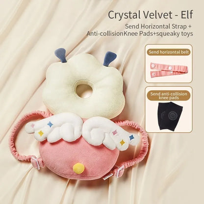 Cute baby head guard design for babies learning to walk