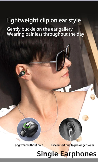 Ear Clip Bluetooth Wireless Earphones – Sport, Office & Leisure with Long Battery Life (AR1081)