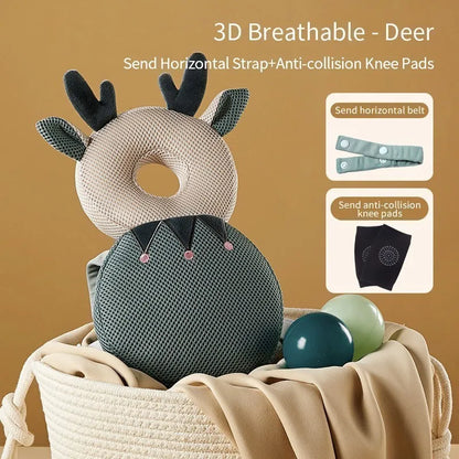Cute baby head guard design for babies learning to walk