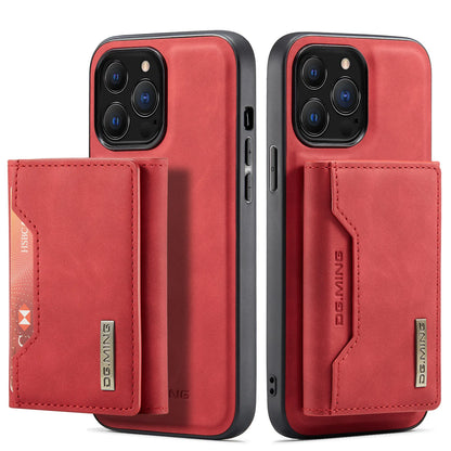 2-in-1 Magnetic Leather Wallet Case for iPhone 11–16 Pro Max – Detachable with Card Holder (ZYP333)