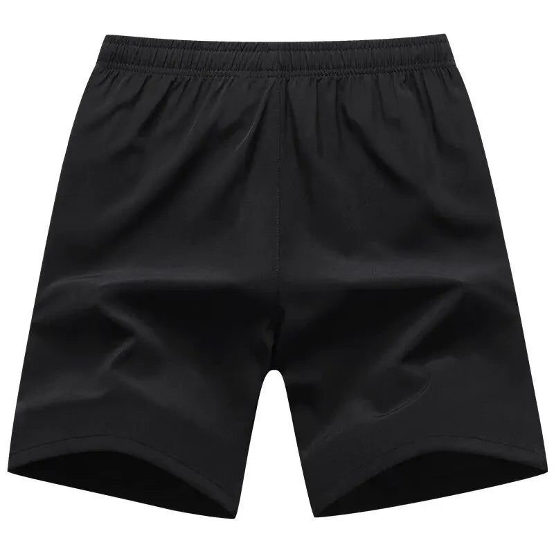 Amiriva men's breathable summer sports shorts with elastic waist, solid color design, and sizes up to 8XL for casual and athletic wear