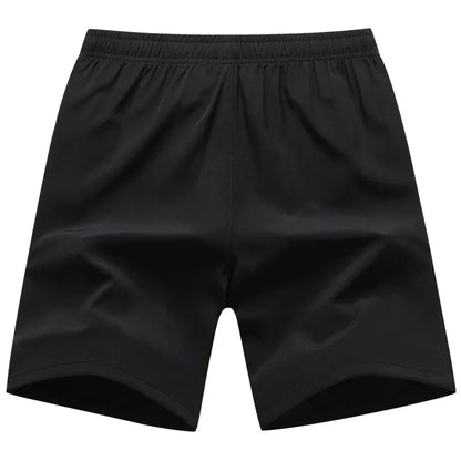 Amiriva men's breathable summer sports shorts with elastic waist, solid color design, and sizes up to 8XL for casual and athletic wear