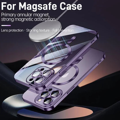Amiriva - Luxury Plating For Magsafe Magnetic Case For iPhone - (SF1004C)