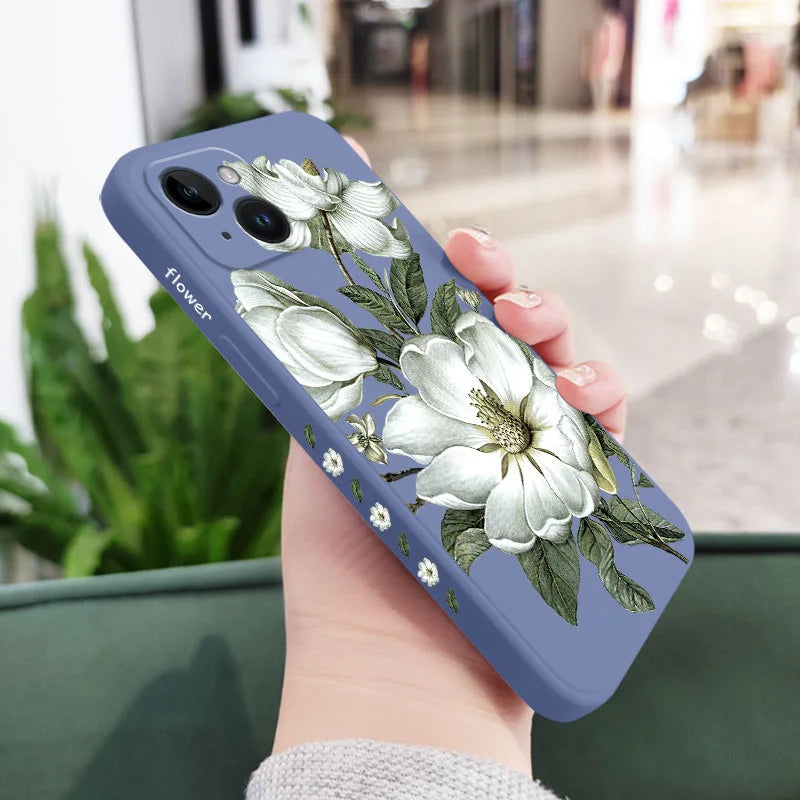 Amiriva Lightweight dustproof floral phone case – pastel flower design