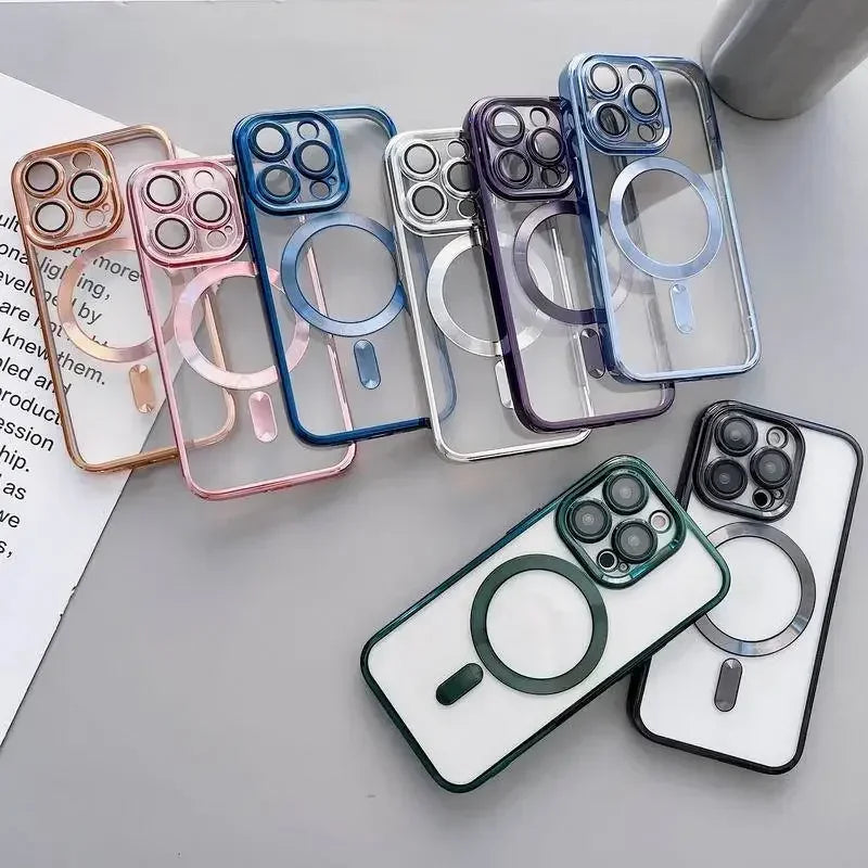 Amiriva - Luxury Plating For Magsafe Magnetic Case For iPhone - (SF1004C)