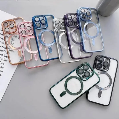 Amiriva - Luxury Plating For Magsafe Magnetic Case For iPhone - (SF1004C)