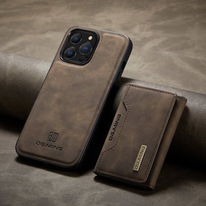 2-in-1 Magnetic Leather Wallet Case for iPhone 11–16 Pro Max – Detachable with Card Holder (ZYP333)