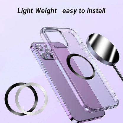 Amiriva Magnetic Wireless Charging Iron Plate Ring – Magsafe Accessory for iPhone, Samsung, Xiaomi