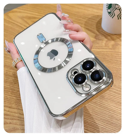 Luxury Plating Magsafe Case For iPhone - (SF1014)