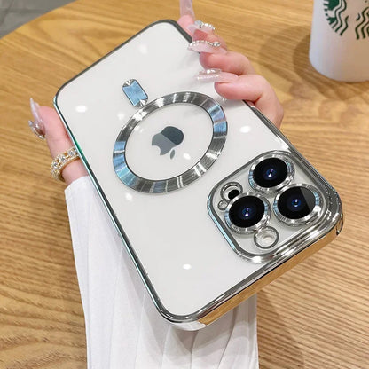 Amiriva - Luxury Plating For Magsafe Magnetic Case For iPhone - (SF1004C)