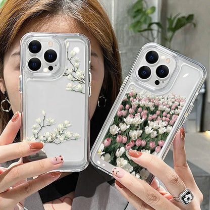 Amiriva Soft TPU Shockproof Phone Case – Trendy & Protective Design for iPhone 14|15|16 - (SN1007)