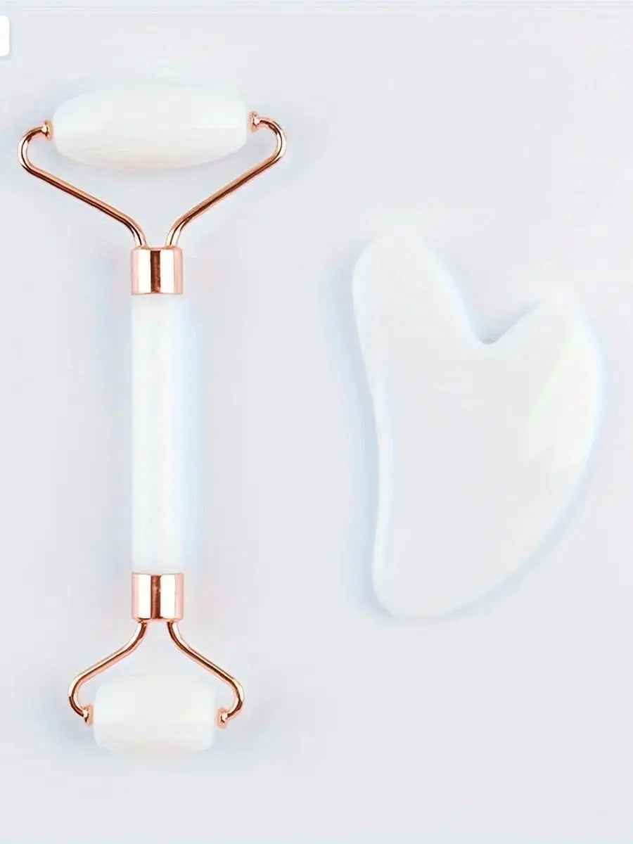 Amiriva Roller & Gua Sha Facial Massage Tools for Skincare