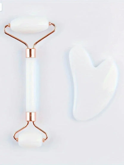 Amiriva Roller & Gua Sha Facial Massage Tools for Skincare