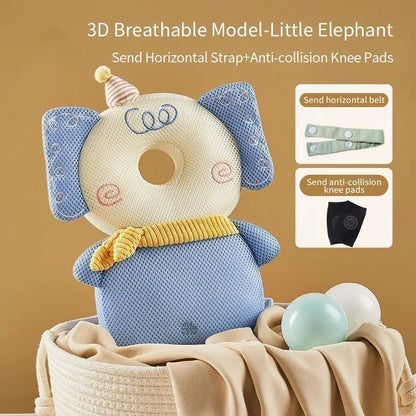 Cute baby head guard design for babies learning to walk
