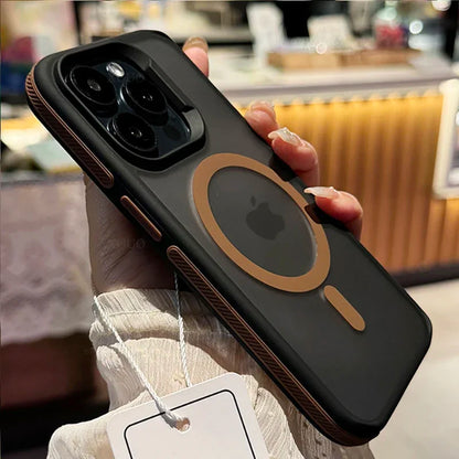 Luxury MagSafe Transparent Case for iPhone 16 15 14 13 12 11 Pro XS XR Max Mini Plus – Wireless Charging Cover + Free Shipping (SF1018)