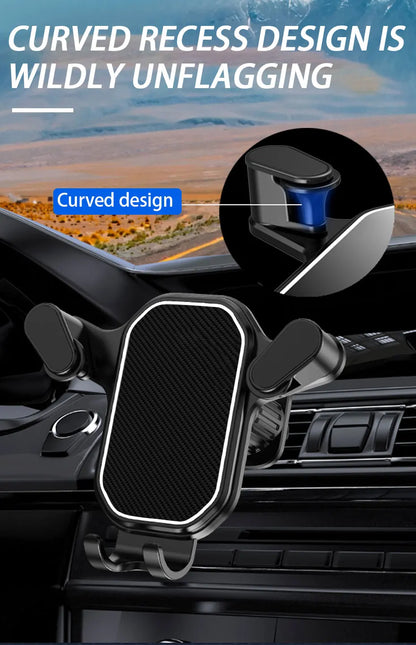 Amiriva Gravity Car Phone Holder – Triangular Air Vent Mount for Samsung, Xiaomi, Huawei