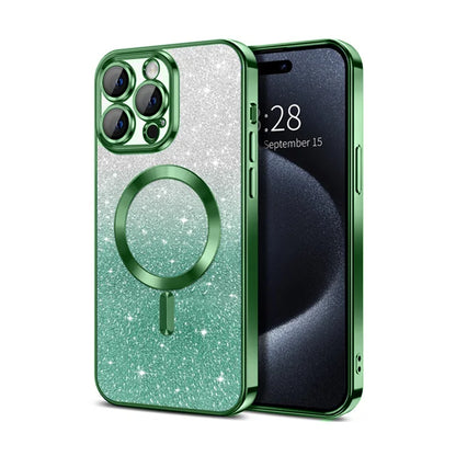 Luxury Plating Glitter Magnetic Case For iPhone - (SF1011A)