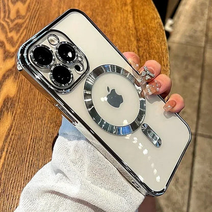 Amiriva - Luxury Plating For Magsafe Magnetic Case For iPhone - (SF1004C)