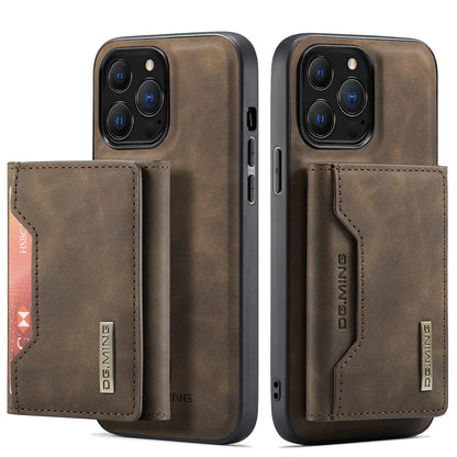 2-in-1 Magnetic Leather Wallet Case for iPhone 11–16 Pro Max – Detachable with Card Holder (ZYP333)