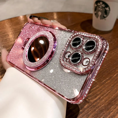 Luxury Diamond Clear Glitter MagSafe Case – Jewelled Protective Cover for All iPhone Models + Free Shipping - (SN1014)